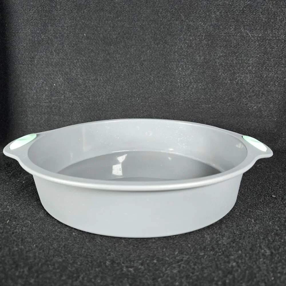 4 Piece Silicone Bakeware Set Round, Square Cake Loaf Pan Doughnut Molds